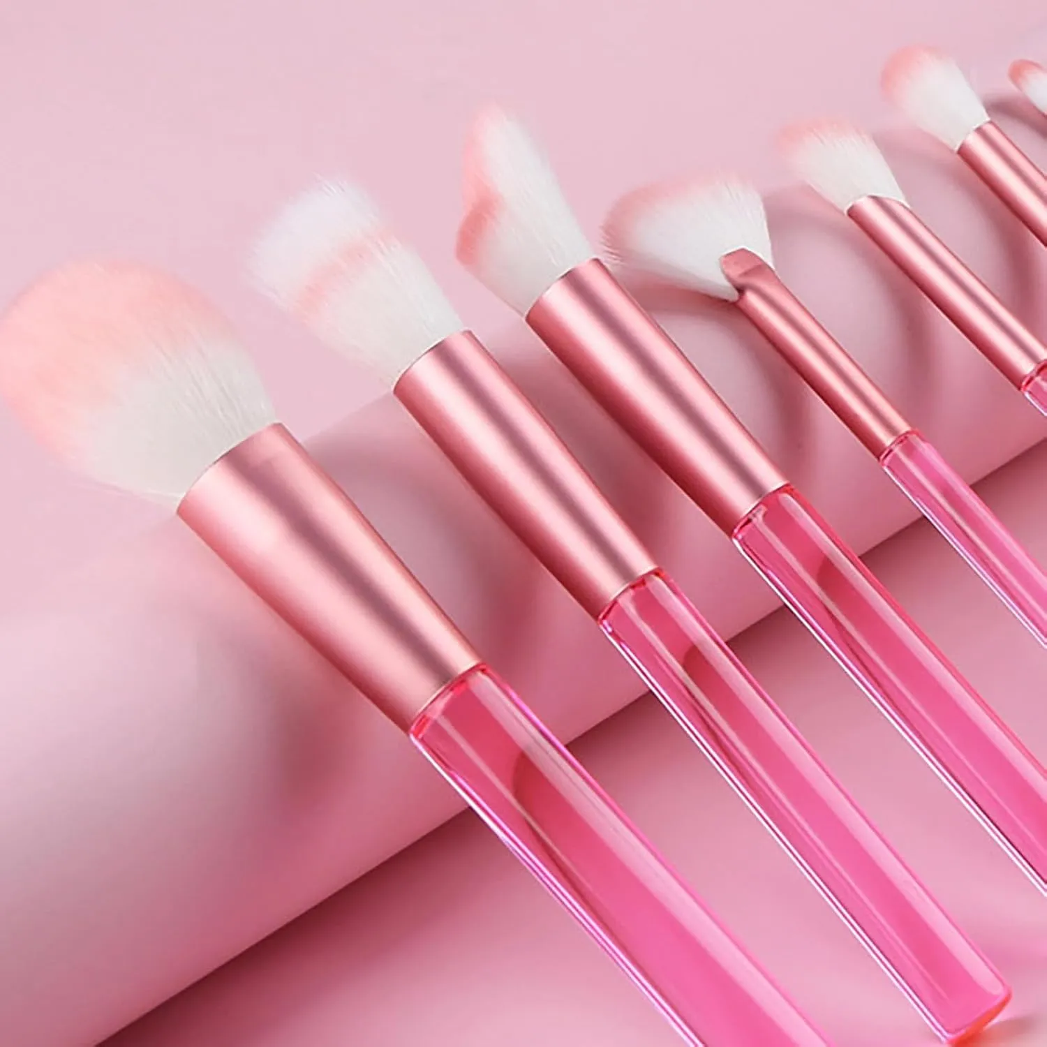 Makeup Brushes with Organizer Bag, 9 Pcs Professional Synthetic Powder Foundation Brush,Eyeliner Blending Eyeshadow Contour Concealer Brush Set,Birthday Gifts for Women