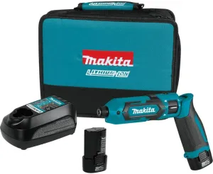 Makita TD022DSE 7.2V Lithium-Ion Cordless 1/4" Hex Impact Driver Kit