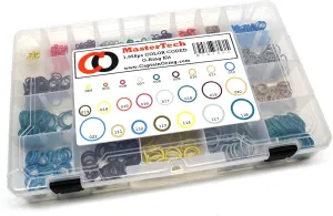 Master TECH Color Coded Paintball 1,050 Piece O-Ring Box Kit - Necessity for All Stores, Fields, Techs!