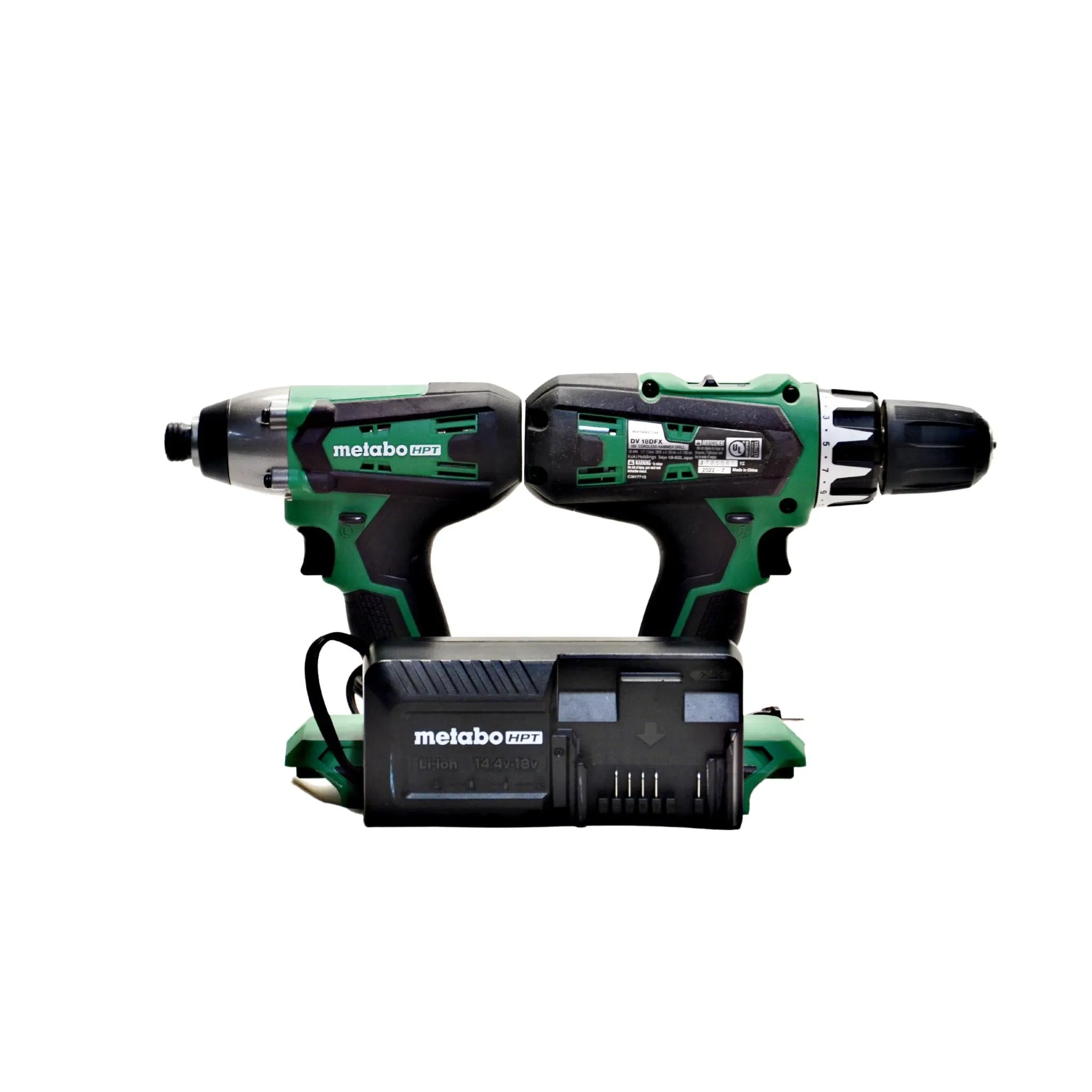 Metabo HPT Cordless 18V Drill and Impact Driver Combo Kit