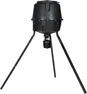 Moultrie Deer Feeder Connected - 30 Gallon Cellular Connected Tripod Feeder - 6V Spincast Deer Feeder - Feed Level Detector with Celluar Monitoring, Programming - Nationwide 4G LTE Autoconnect