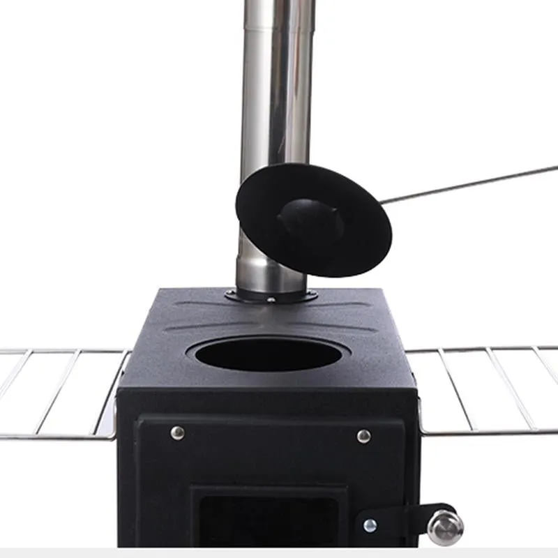 Multifunctional Portable Camping Wood Stove with Chimney