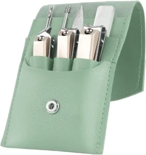 Nail Clipper Set Manicure Set, 7 Pieces Nail Clippers Pedicure Kit, Stainless Steel Travel Nail Kit Professional Grooming Kit, Manicure Kit with Portable Travel Pack Nail Grooming Tools