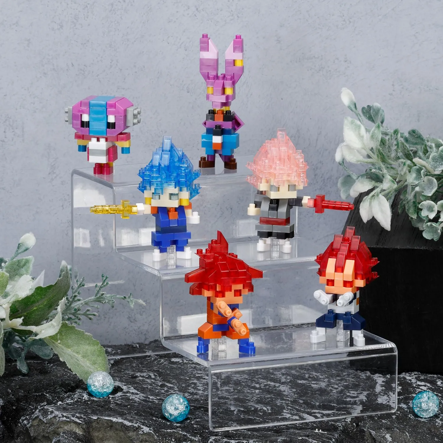 nanoblock - Dragon Ball Super - Dragon Ball Super Assortment 1 (Complete Set of 6), mininano Series Building Kit