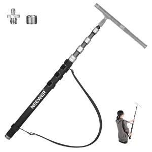 NEEWER Upgraded MS-300C Carbon Fiber Microphone Boom Pole