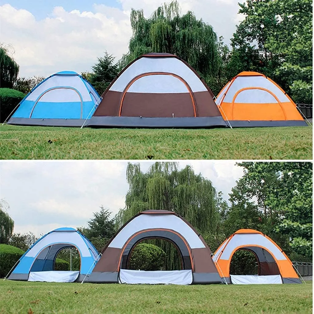 NIEH Tents Dome Frame Pop-Up Beach Outdoor 3-4 People Camping Camping Double Automatic Speed Opening Indoor and Outdoor