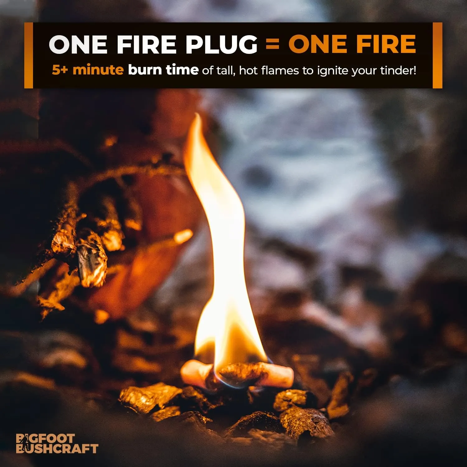 Non-Toxic Waterproof Fire Starters with 5  Minute Burn for Emergencies, Survival, Campfires, Fire Pits, Grills - Made in The USA - 80 Pack