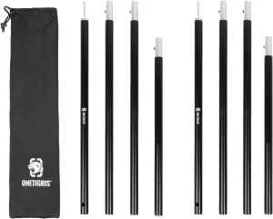 OneTigris Lightweight Tent Poles, 2pc/Set, 7075 Aluminum Alloy, Adjustable & Extendable