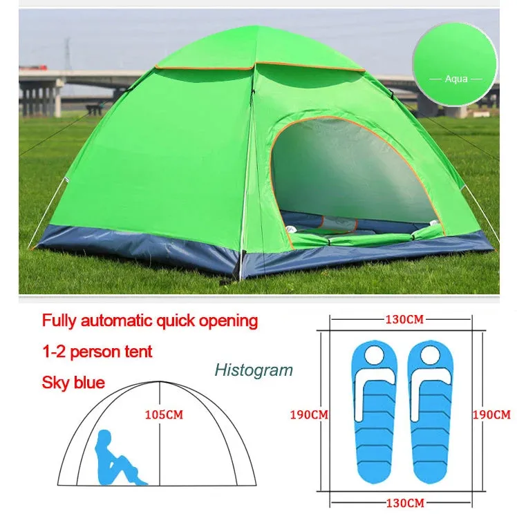 Outdoor Automatic Pop Up Camping Tent 1-4 Person Family Multiple Models Easy Open Hiking Travelling Tents
