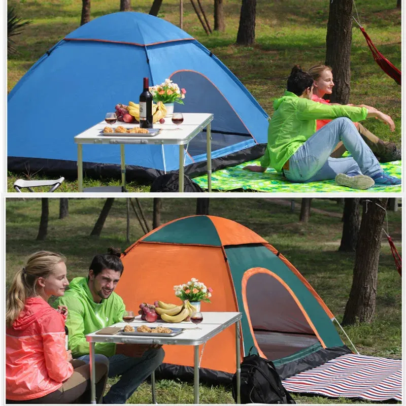 Outdoor Automatic Pop Up Camping Tent 1-4 Person Family Multiple Models Easy Open Hiking Travelling Tents