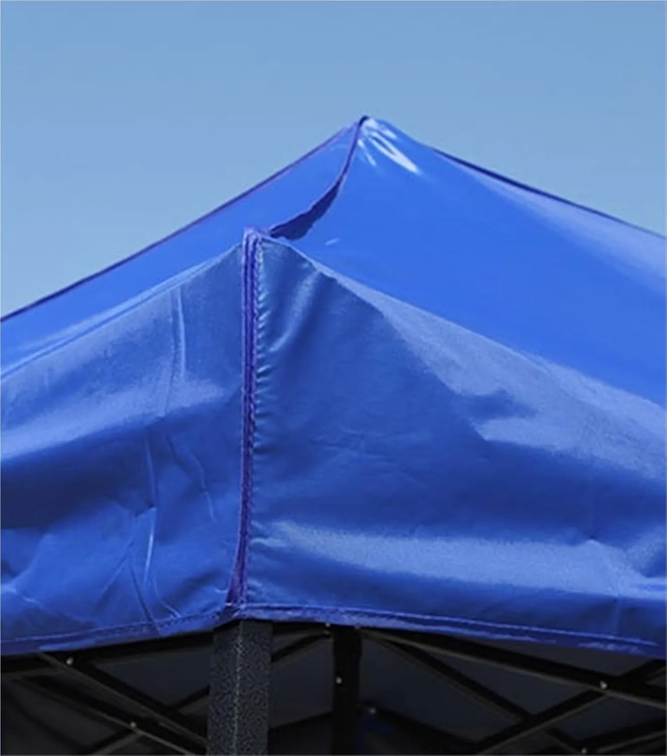 Outdoor Canopy Tent, Advertising Folding Tent Canopy 6 X 10, Enlarged Double-Layer Umbrella, Rainproof, Easy to Install, Custom Logo and Size(Yellow)