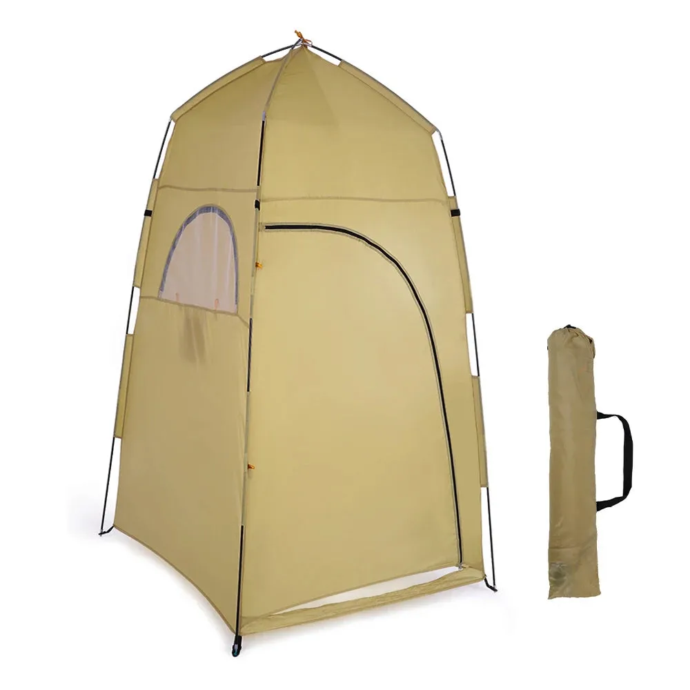 Outdoor Waterproof Changing Fitting Tent - Portable Anti UV Shower Bathing Tent for Camping Beach Travel Privacy Toilet
