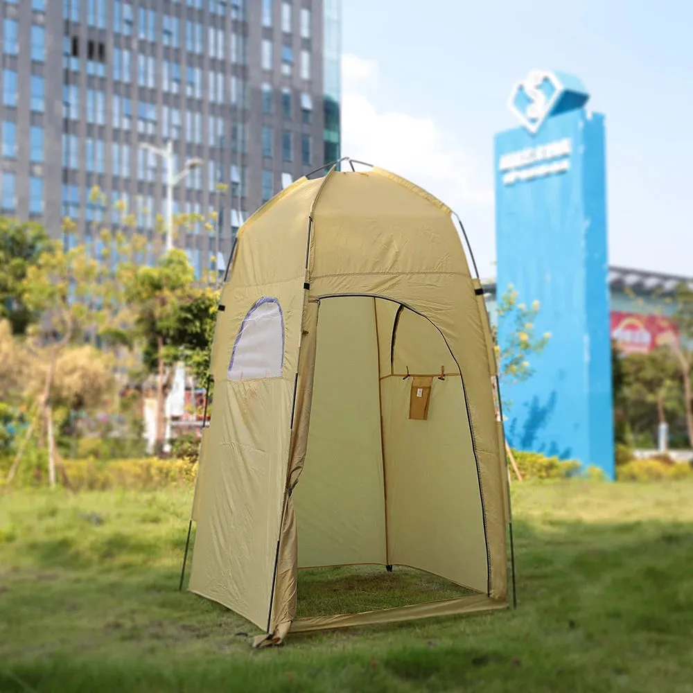 Outdoor Waterproof Changing Fitting Tent - Portable Anti UV Shower Bathing Tent for Camping Beach Travel Privacy Toilet