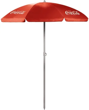 PICNIC TIME Outdoor Canopy Sunshade Beach Umbrella 5.5', Small Patio Umbrella, Beach Chair Umbrella
