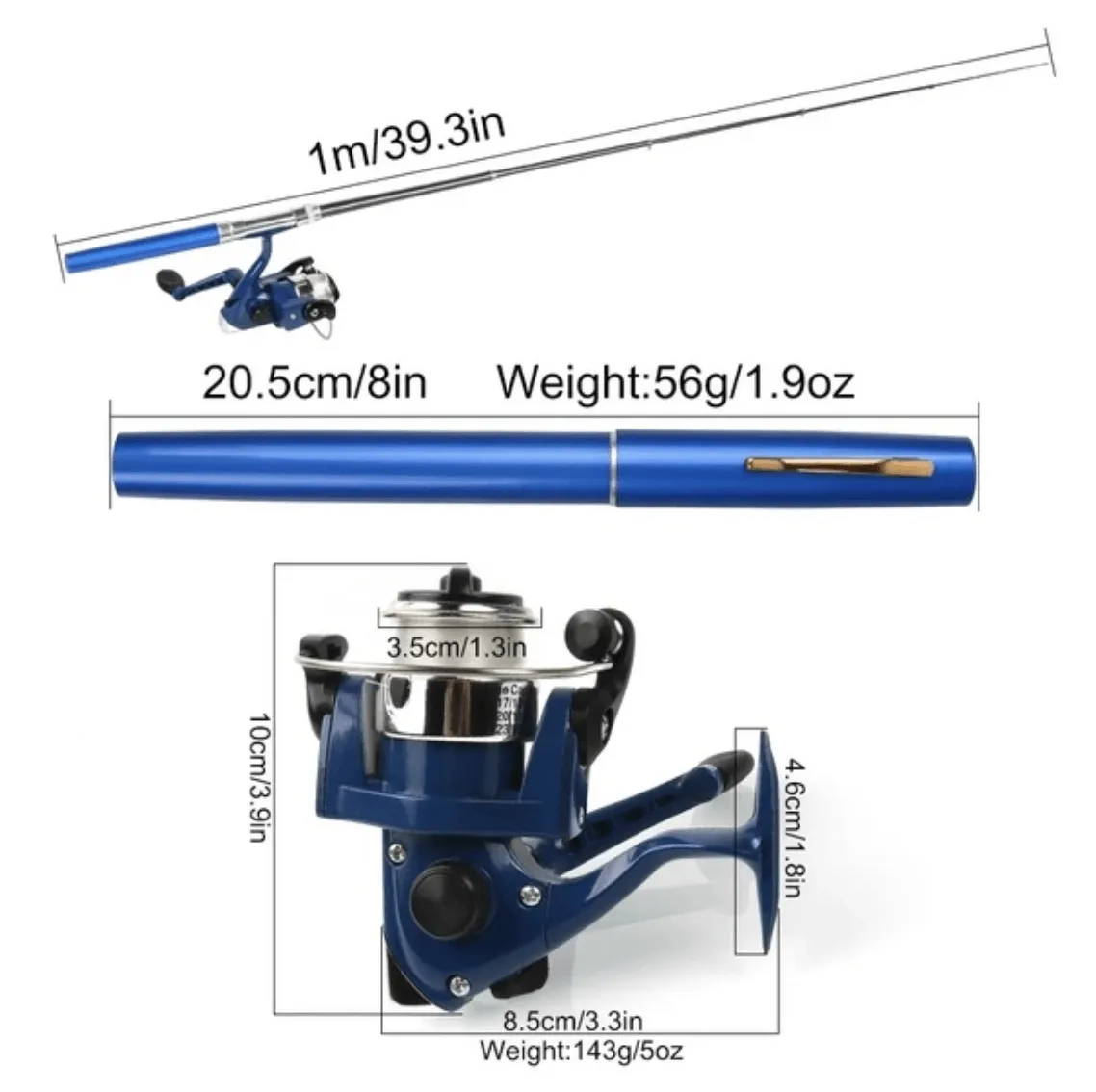Pocket Travel Fishing Rod