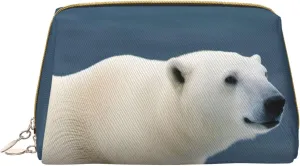 Polar Bear Toiletry Pouch, Travel-Friendly Makeup Organizer For Makeup Brushes, Lipsticks