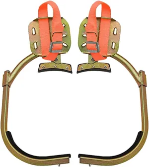 Pole Climbing Spikes,Climbing Spikes,Simple to Use Climbing Tool with Seat Belt for Hunting Observation,Picking Fruit,Coconut,Simple to Use,model600