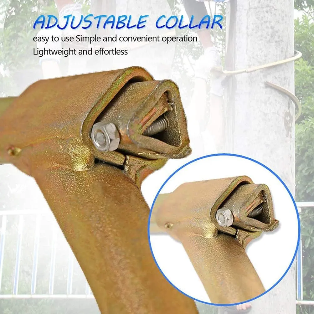 Pole Climbing Spikes,Climbing Spikes,Simple to Use Climbing Tool with Seat Belt for Hunting Observation,Picking Fruit,Coconut,Simple to Use,model600