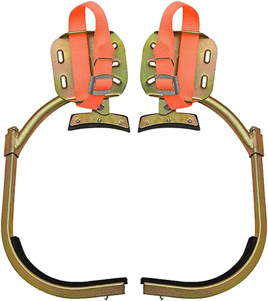 Pole Climbing Spikes,Climbing Spikes,Simple to Use Climbing Tool with Seat Belt for Hunting Observation,Picking Fruit,Coconut,Simple to Use,model600