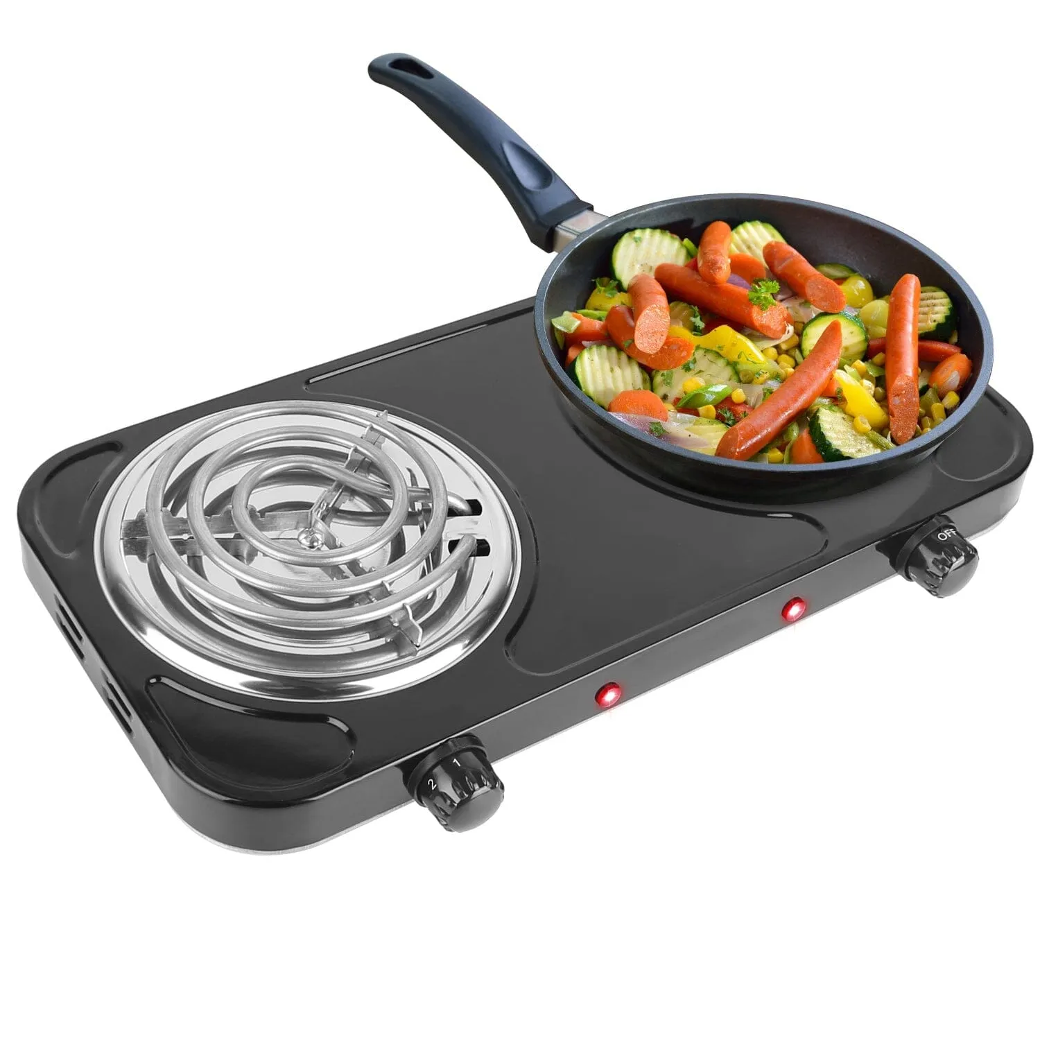 Portable Coil Heating Hot Plate Stove Countertop