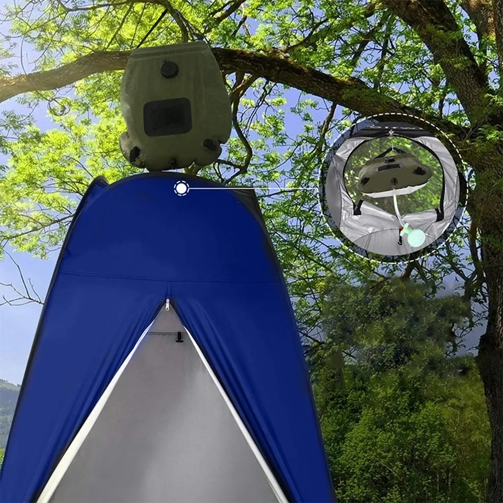 Portable Pop Up Camping Tent - Privacy Shower Tent for Hiking, Beach, Outdoor Toilet, and Bathroom Use