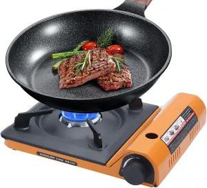 Portable Stove | Outdoor Cooktop Burner | Compact Portable Stove For Camping | Windproof Cooker For Picnic, Hiking, Hunting, Patio BBQ, Backyard Meals, Multifunctional Backpacking Stovve