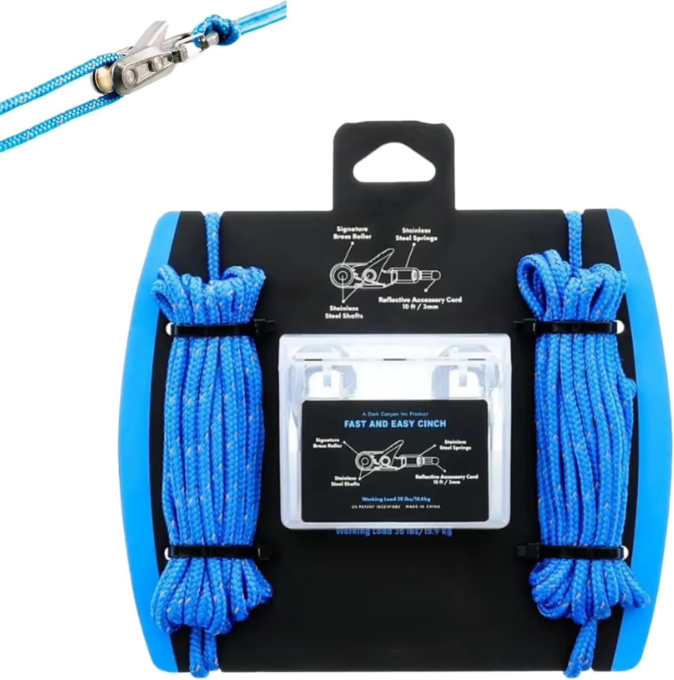 Praisety Rope Adjuster, No More Knots The Ultimate Outdoor Rope Adjuster, Ropeadjuster Tensioner Praisety, Ropes Control Outdoor Ropes Tension Adjusters, for Outdoors (2pcs, 1)