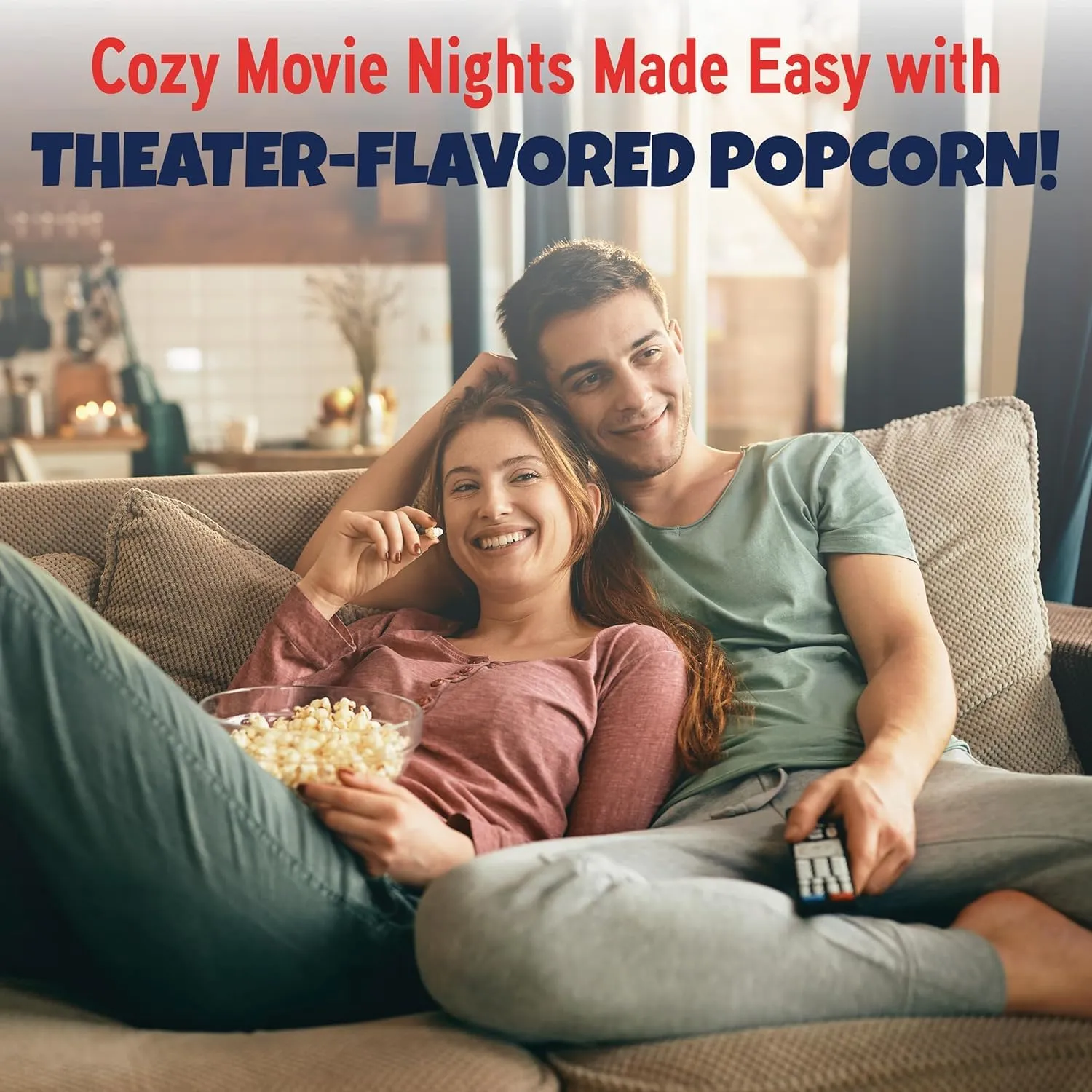 Premium America Popcorn Kit, 24 Packs for a 4 oz Popper, Movie Theater Popcorn Kernels, Oil & Seasoning Pack, Bulk All in One, Popcorn Gifts