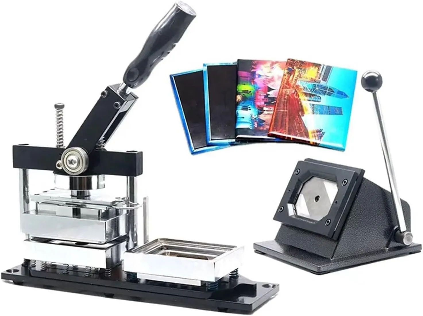 Professional Magnet Making Machine Kit, 90 * 65mm DIY Fridge Badge Maker with High-Precision Cutter, Craft Photo Magnets for Decor, Events, Iron Surfaces