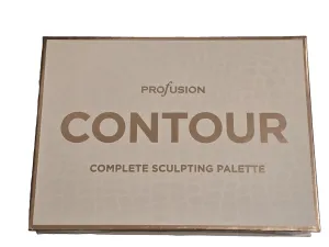 Profusion Contour Sculpting Palette, 2 Powder Highlights, 2 Cream Highlights, 2 Powder Contours, 2 Cream Contours, 3 Face Brushes