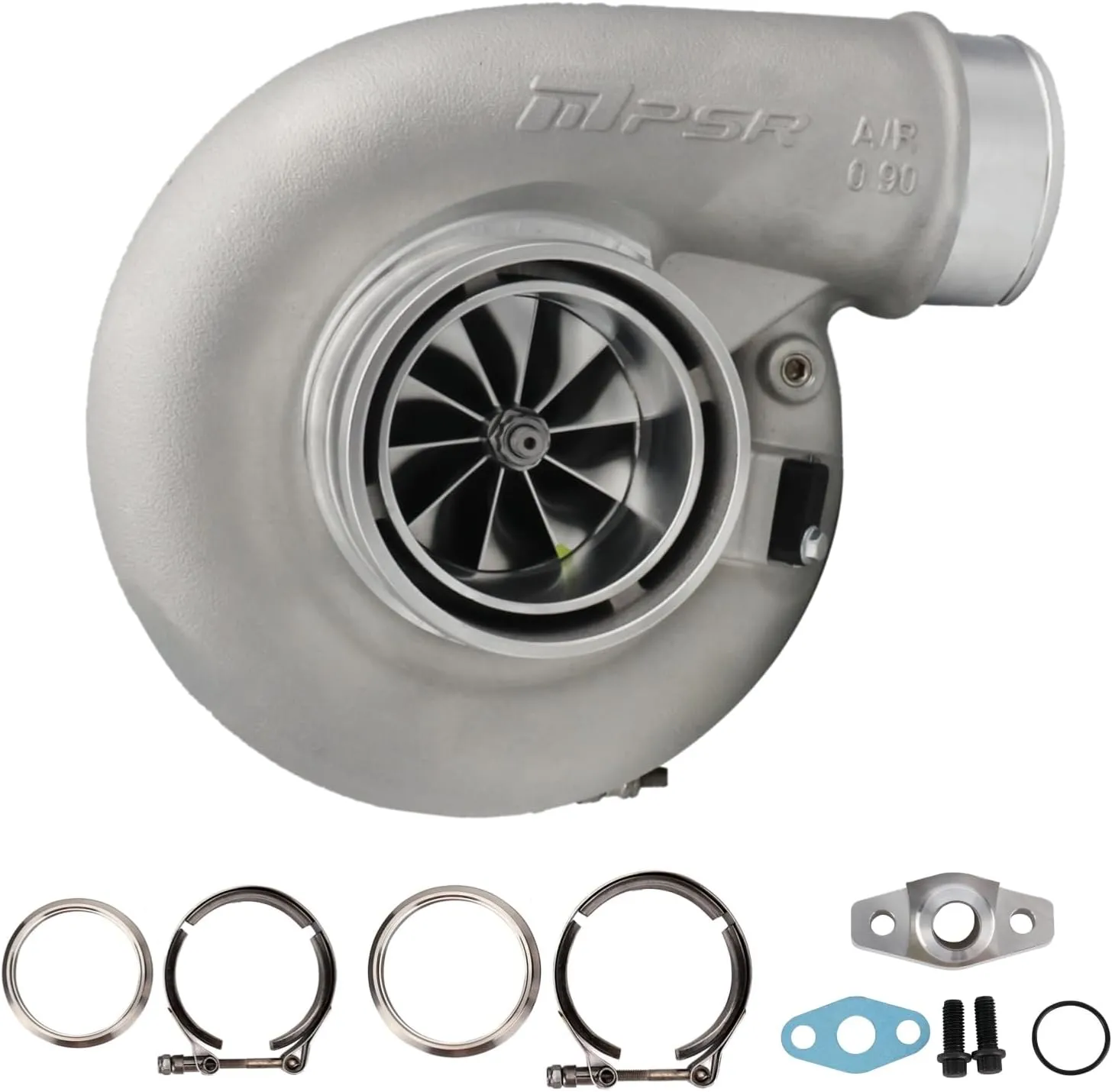 Pulsar Turbo 7375G COMPACT Dual Ball Bearing Billet Wheel Turbo Dual Vband 1.01A/R Hp Rating 1200