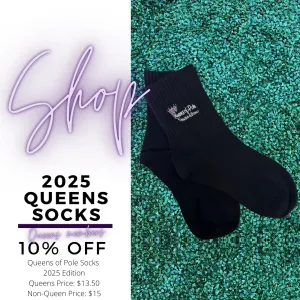 Queens of Pole Crew Sock 2025 Edition