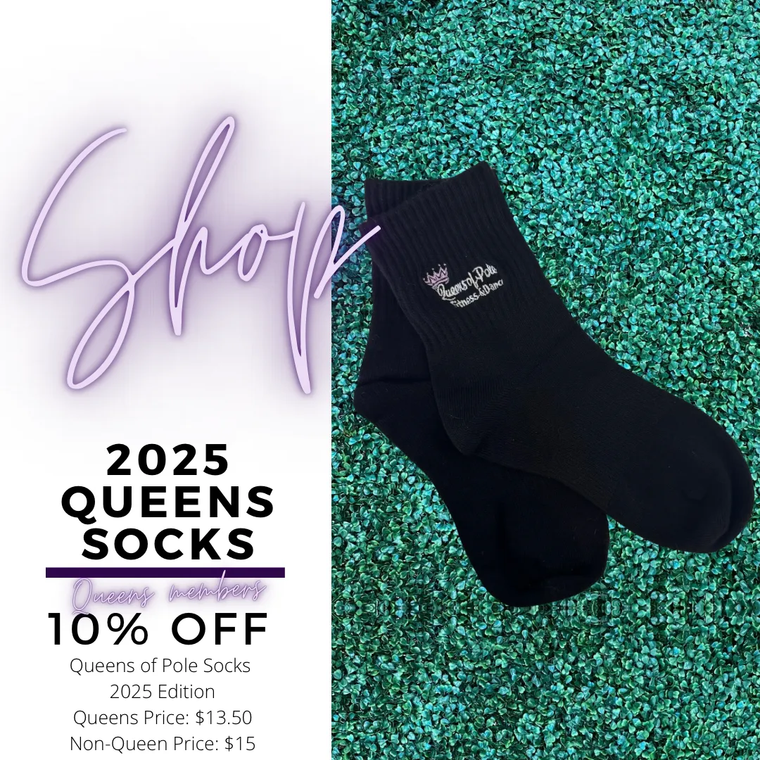 Queens of Pole Crew Sock 2025 Edition