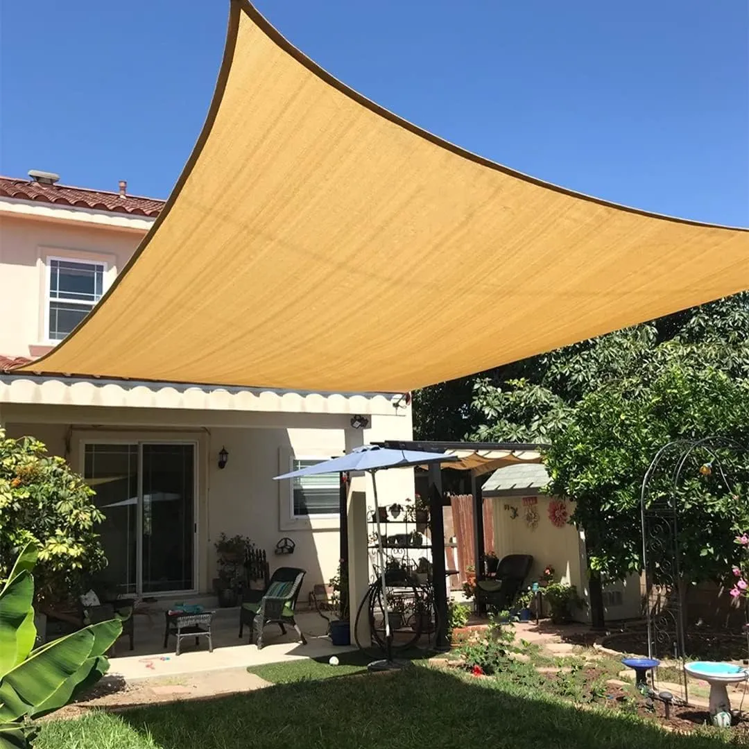 Quictent 20x26ft Sun Shade Sail for Patio, 185GSM Heavy Duty Rectangular Outdoor Sunshades UV Block Outside Canopy Cover for Backyard