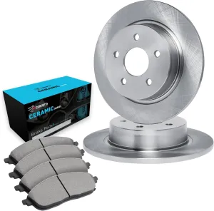 R1 Concepts Rear Brakes and Rotors| Automotive Replacement Brake Kits| Rear Ceramic Brake Pads and Rotors Kit| Fits 2002-2022 Nissan Altima; 2011-2017 Nissan Juke; 2004-2008 Nissan Maxima