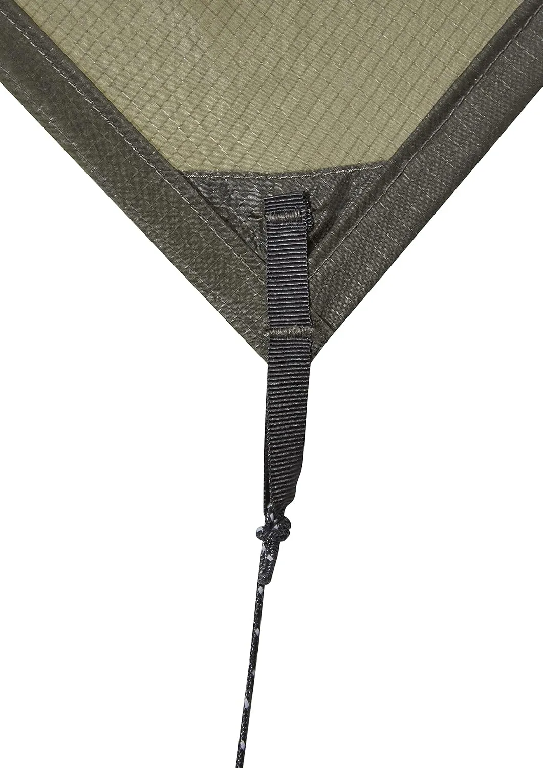 Rab Siltarp Plus Solo One-Person Waterproof Lightweight Shelter Tarp for Camping and Backpacking - Olive - One Size