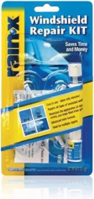 Rain-X Fix a Windshield Repair Kit, for Chips, Cracks, Bulll's-Eyes and Stars
