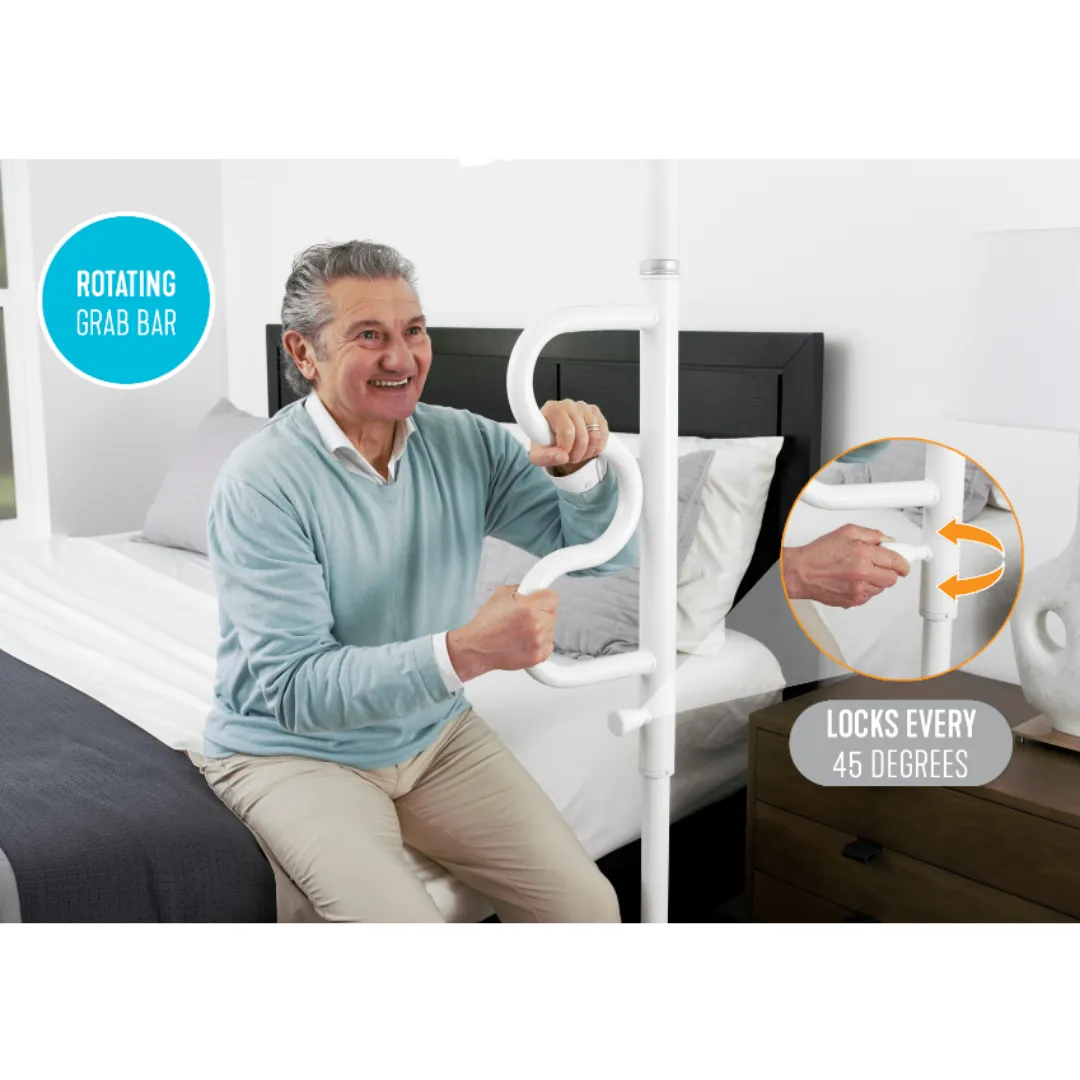 Rental -  Security Pole & Curve Grab Bar