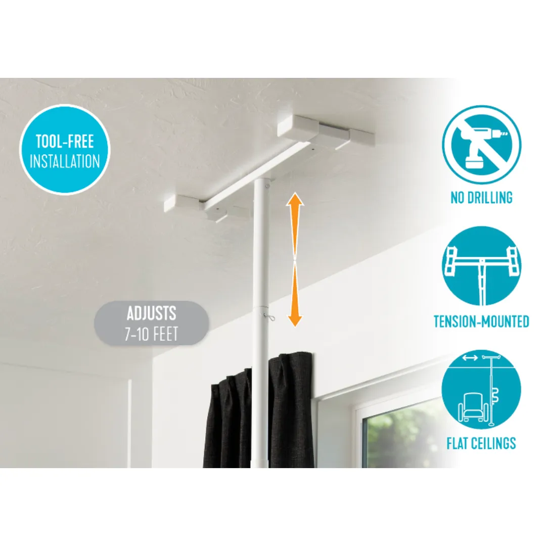 Rental -  Security Pole & Curve Grab Bar