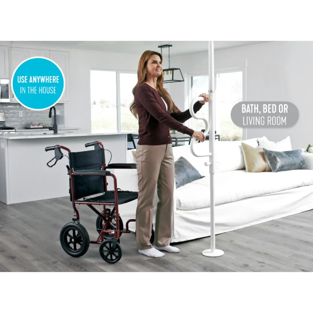 Rental -  Security Pole & Curve Grab Bar
