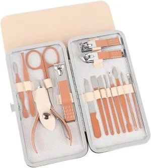 Rose Gold 7-Piece Nail Tools Set Full Manicure Nail Clippers Nail Clippers Multi-Purpose Nail Clippers Set