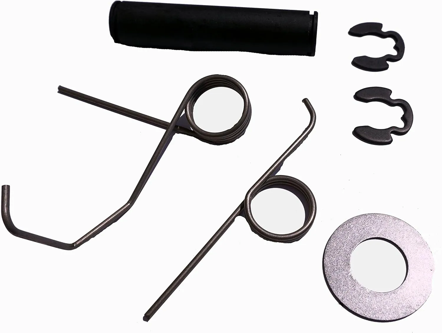 Rotary 2 Post Lift Latch Shaft Spring Kit - Fits SPOA7, SPOA9, SPOA10, SPO7, SPO9, SPO10 - Alloy Steel - Includes FJ782-34, FJ7566-10, 4141 Truarc, FJ7382-9, 41388 Bushing
