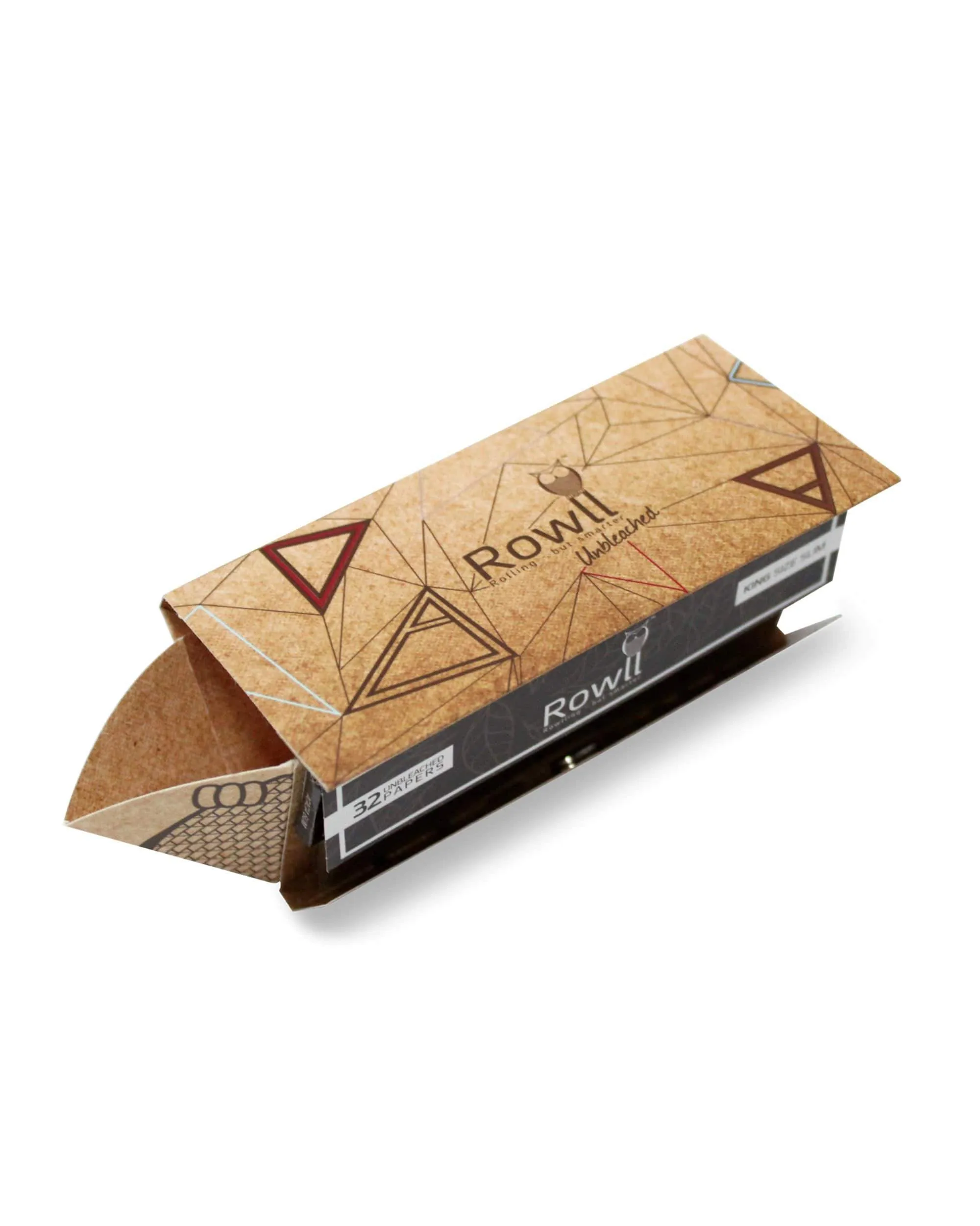 Rowll Rolling Kit: Papers, Grinder, Unbleached - 480 Packs