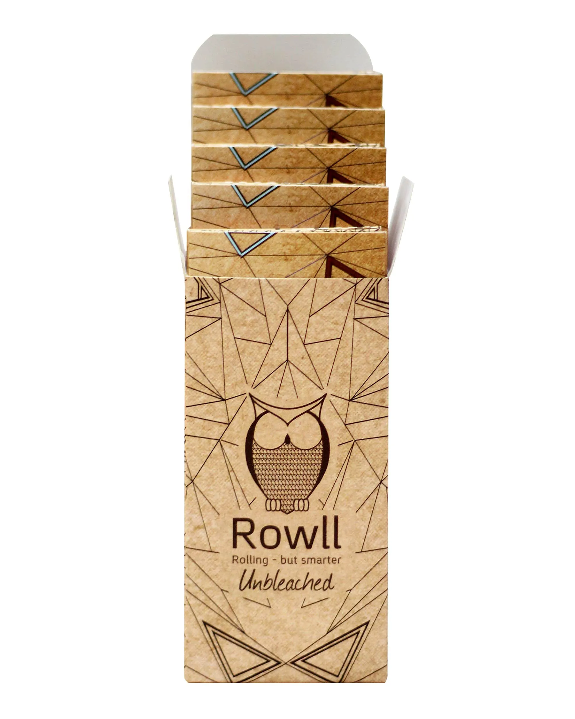 Rowll Rolling Kit: Papers, Grinder, Unbleached - 480 Packs