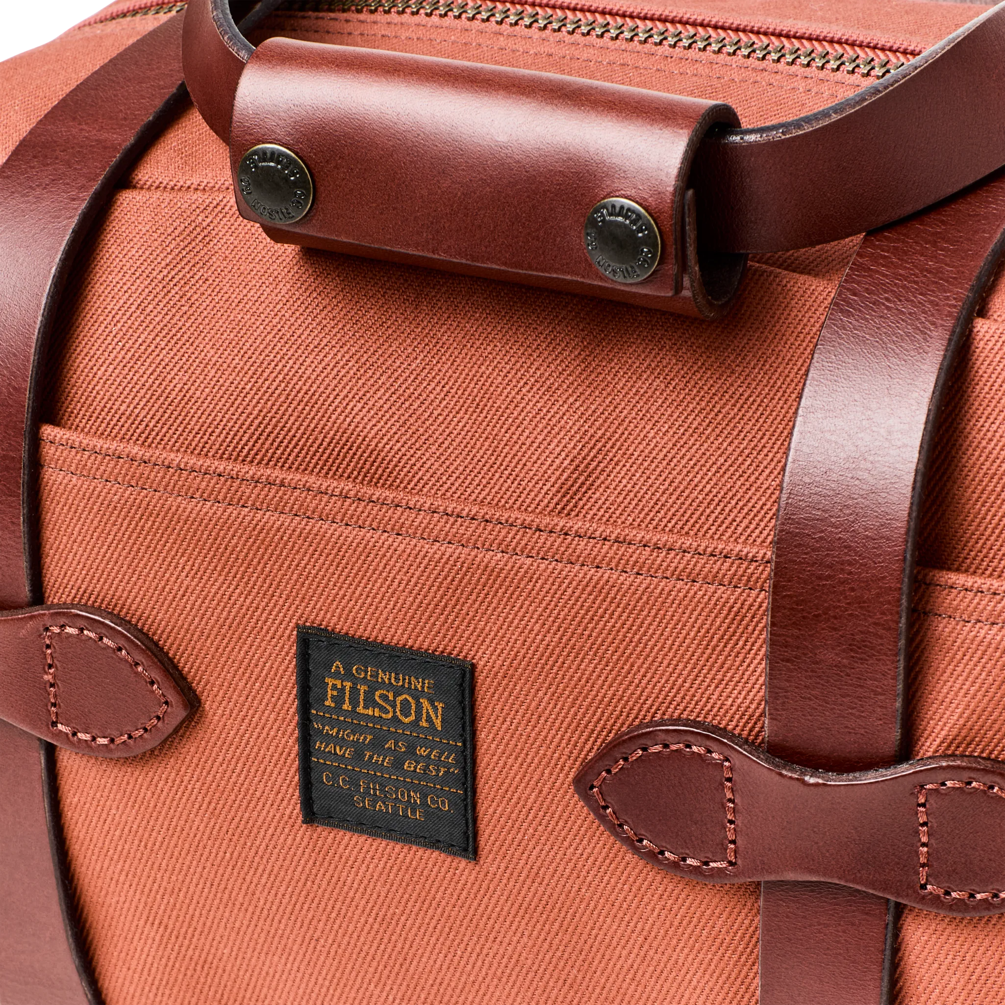 Rugged Twill Xs Compact Duffle Bag - Light Rust