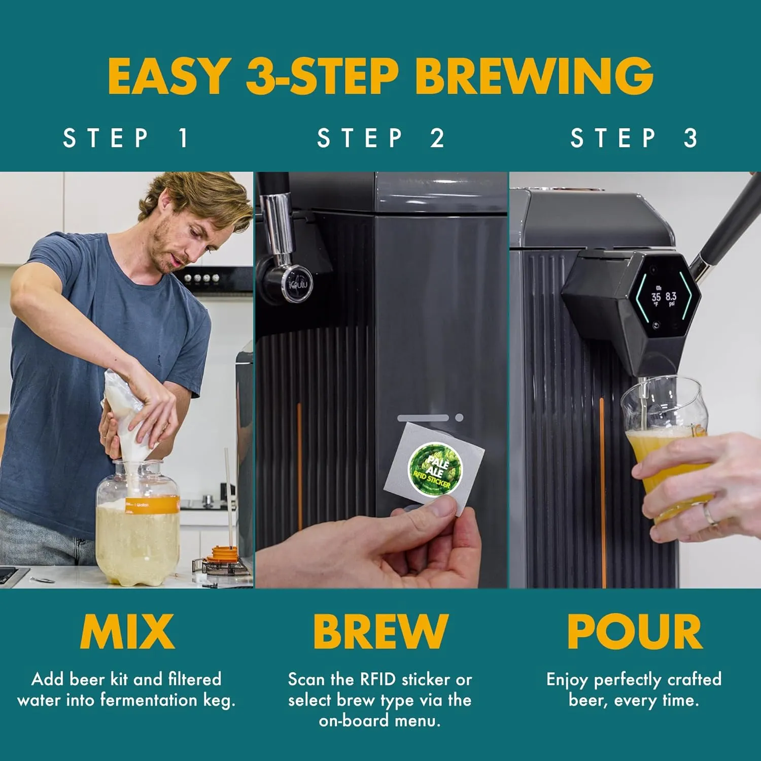 S1 All-In-One Automated Home Craft Beer Brewer