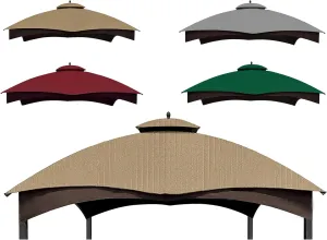 SCOCANOPY Khaki Ripstop Replacement Cover for Lowe's Allen Roth 10X12 Gazebo Model #TPGAZ17-002C，TPGAZ17-002