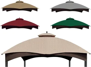 SCOCANOPY Light Beige Ripstop Replacement Cover for Lowe's Allen Roth 10X12 Gazebo Model #TPGAZ17-002C