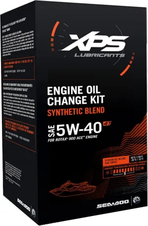 Sea-Doo New OEM, 4T 5W-40 Synthetic Oil Change Kit, Rotax 900 ACE, 9779250