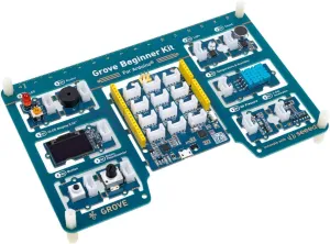 Seeed Studio Grove Beginner Kit for Arduino - STEAM Teaching Starter Kit All-in-One With UNO Compatible Board, 10 Sensors, 12 Projects and Free Course